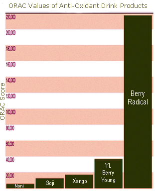 Berry Radical ORAC Score